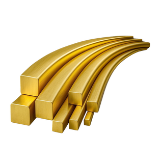 14K Yellow Square Soft Wire
