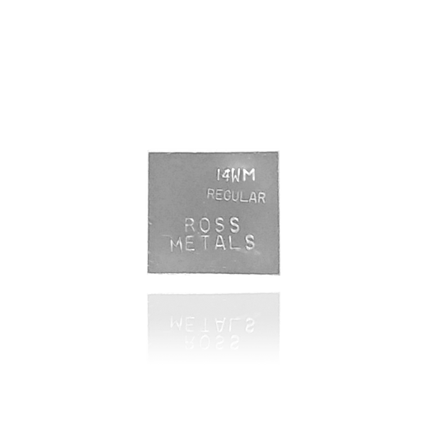 14K / 14 White Gold Plate Solder