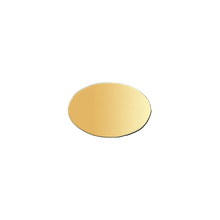 Load image into Gallery viewer, 14K Yellow Gold Oval Disc (.025&quot; thickness)
