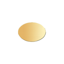 Load image into Gallery viewer, 14K Yellow Gold Oval Disc (.025&quot; thickness)
