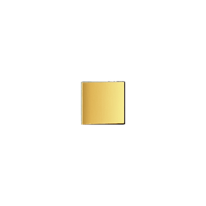 14K Yellow Gold Square Disc (.025" thickness)
