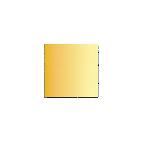 14K Yellow Gold Square Disc (.025