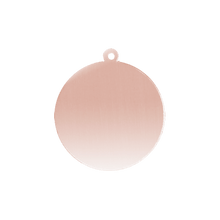 Load image into Gallery viewer, 14K Gold Round Disc With Loop (.025&quot; thickness)
