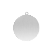 Load image into Gallery viewer, 14K Gold Round Disc With Loop (.025&quot; thickness)
