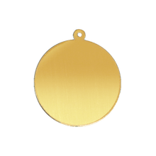 Load image into Gallery viewer, 14K Gold Round Disc With Loop (.025&quot; thickness)
