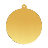 14K Gold Round Disc With Loop (.025" thickness)