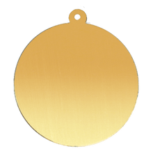 Load image into Gallery viewer, 14K Gold Round Disc With Loop (.025&quot; thickness)
