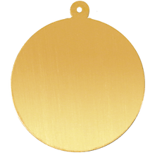 Load image into Gallery viewer, 14K Gold Round Disc With Loop (.025&quot; thickness)
