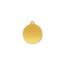 Load image into Gallery viewer, 14K Gold Round Disc With Loop (.025&quot; thickness)
