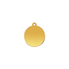 Load image into Gallery viewer, 14K Gold Round Disc With Loop (.025" thickness)
