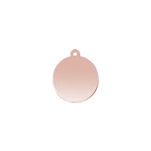 Load image into Gallery viewer, 14K Gold Round Disc With Loop (.025&quot; thickness)
