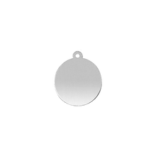 Load image into Gallery viewer, 14K Gold Round Disc With Loop (.025&quot; thickness)
