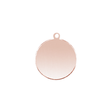 Load image into Gallery viewer, 14K Gold Round Disc With Loop (.025" thickness)
