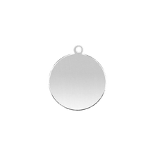 Load image into Gallery viewer, 14K Gold Round Disc With Loop (.025&quot; thickness)
