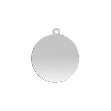 Load image into Gallery viewer, 14K Gold Round Disc With Loop (.025&quot; thickness)
