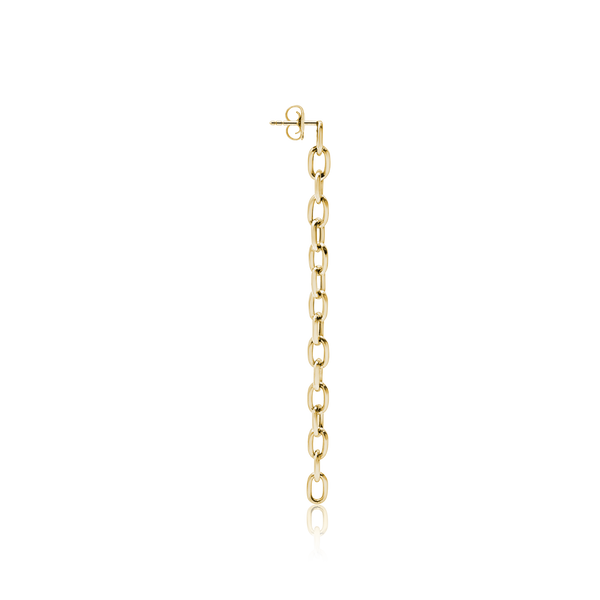 Houston St. Semi-Solid Cable Chain Earrings