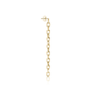 Houston St. Semi-Solid Cable Chain Earrings