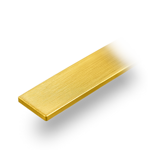 18K Yellow Flat Wire