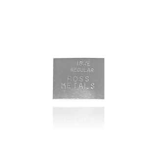 18K / 18 White Gold Plate Solder