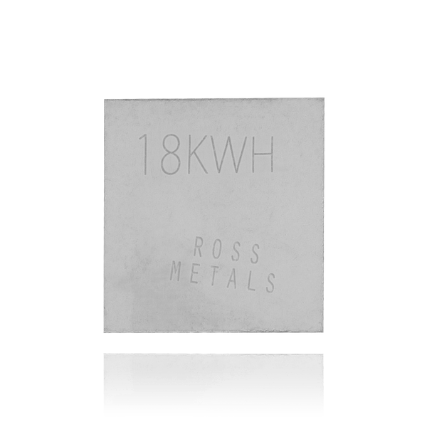 18K / 18 White Gold Plate Solder
