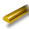 18K Yellow Domed Soft Wire