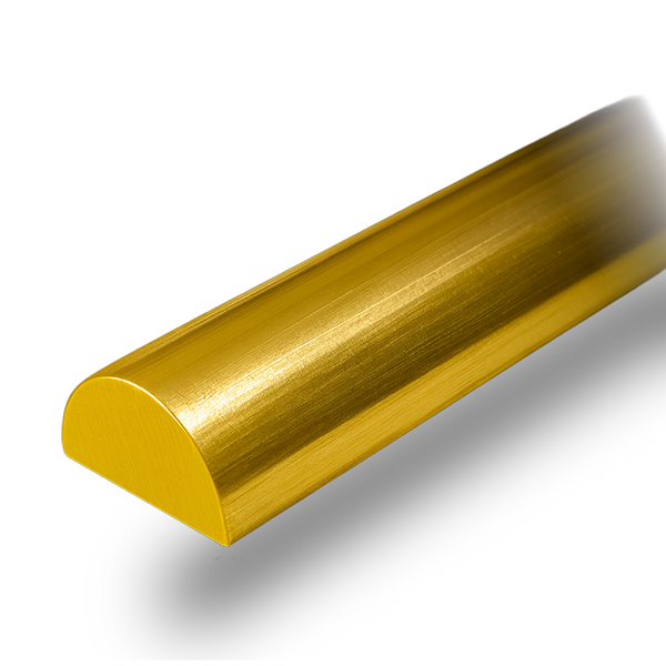 18K Yellow Domed Soft Wire