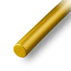 24K Yellow Round Soft Wire