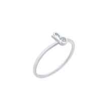 Load image into Gallery viewer, Script Initial Ring in Sterling Silver
