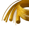 10K Yellow Round Wire