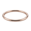 Plain Wire Bangle Bracelet in 14K Gold