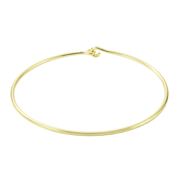 Plain Wire Choker in 18K Gold