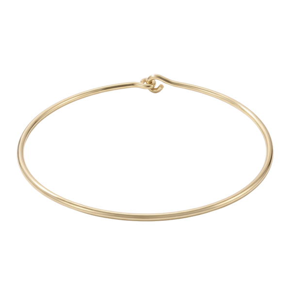 Plain Wire Choker in 18K Gold