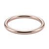 Plain Wire Bangle Bracelet in 14K Gold