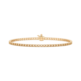 4 Prong Round Tennis Bracelet Mounting in 18K Gold (.05 ct / 2.5 mm)