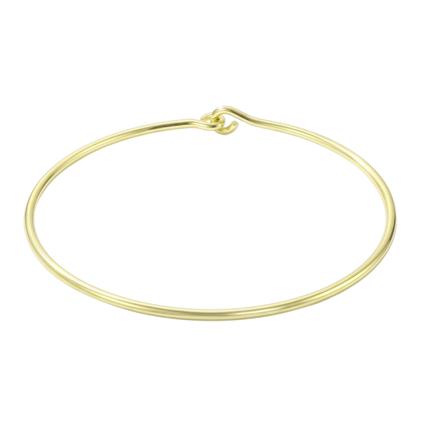 Plain Wire Choker in 18K Gold