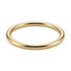 Plain Wire Bangle Bracelet in 10K Gold