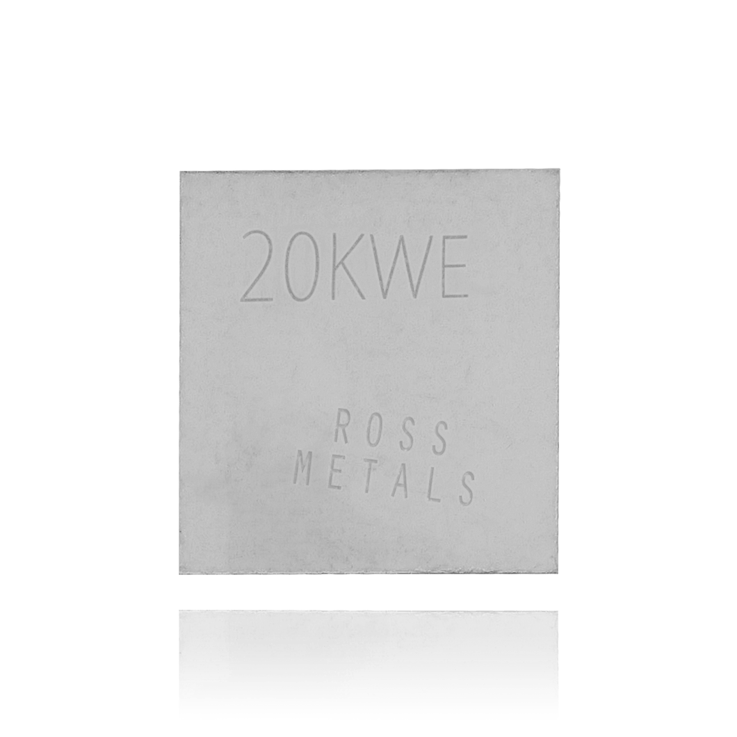 20K / 20 White Gold Plate Solder