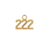 Basic Angel Numbers in 14K Gold (4.7 mm) (Semi-Polished)
