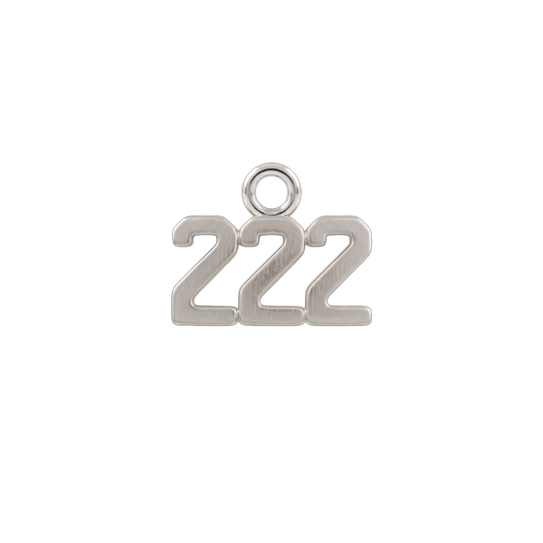Basic Angel Numbers in 14K Gold (4.7 mm) (Semi-Polished)