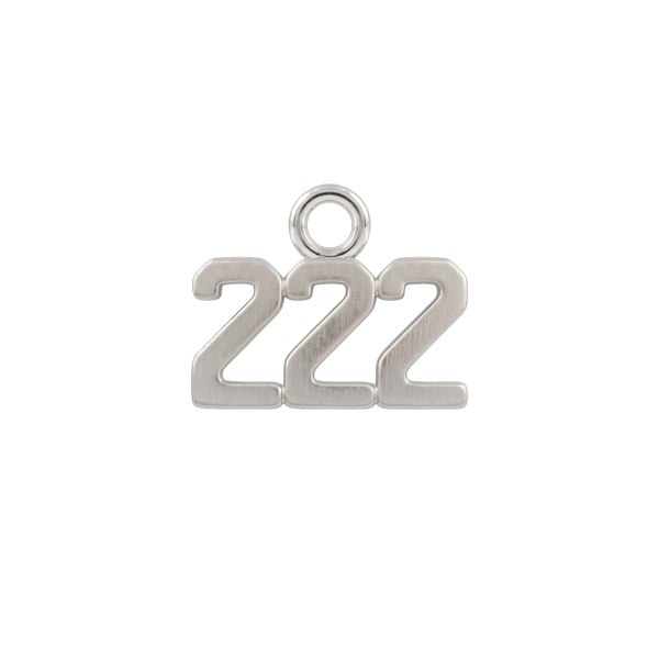 Basic Angel Numbers in 14K Gold (5.3 mm) (Semi-Polished)