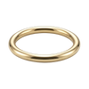 Plain Wire Bangle Bracelet in 14K Gold