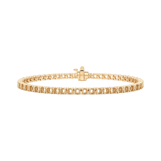 4 Prong Round Tennis Bracelet Mounting in 18K Gold (.15 ct / 3.4 mm)
