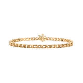 4 Prong Round Tennis Bracelet Mounting in 14K Gold (.20 ct / 3.8 mm)