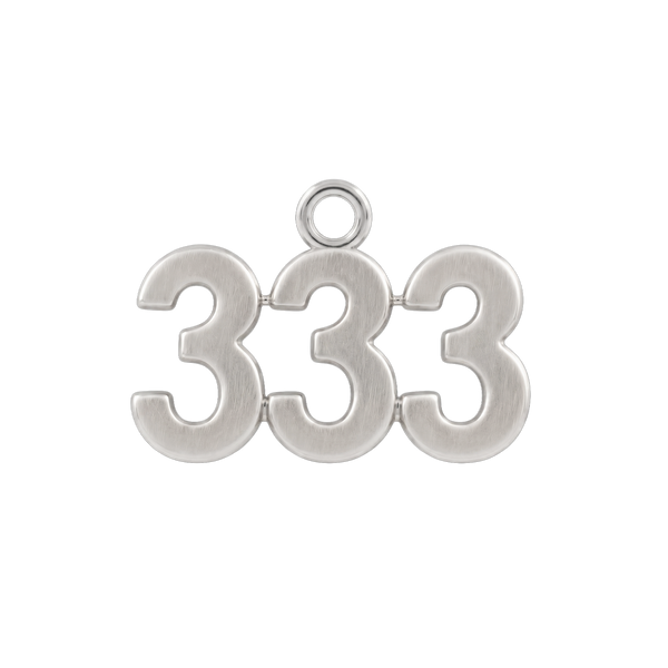 Classic Angel Number Pendants in 14K Gold (12.5 mm)
