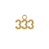 Basic Angel Numbers in 14K Gold (4.7 mm) (Semi-Polished)