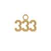 Basic Angel Numbers in 14K Gold (5.3 mm) (Semi-Polished)