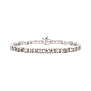 4 Prong Round Tennis Bracelet Mounting in Platinum (.25 ct / 4.0 mm)