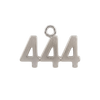 Basic Angel Numbers in 14K Gold (12.7 mm) (Semi-Polished)