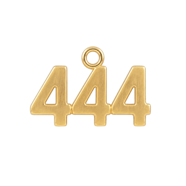 Classic Angel Number Pendants in 14K Gold (15 mm)
