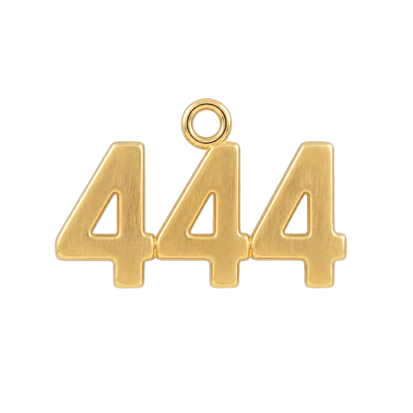 Classic Angel Number Pendants in 14K Gold (20 mm)